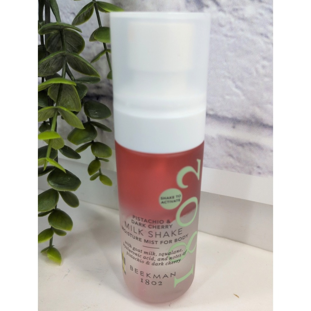 NEW🥰Beekman 1802 Juicy Milk Shake Moisture Mist Body Pistachio/Dark Cherry 2oz